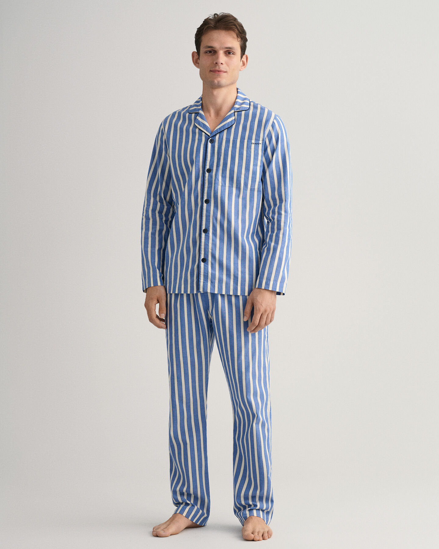 Pantaloni del pigiama a righe Oxford