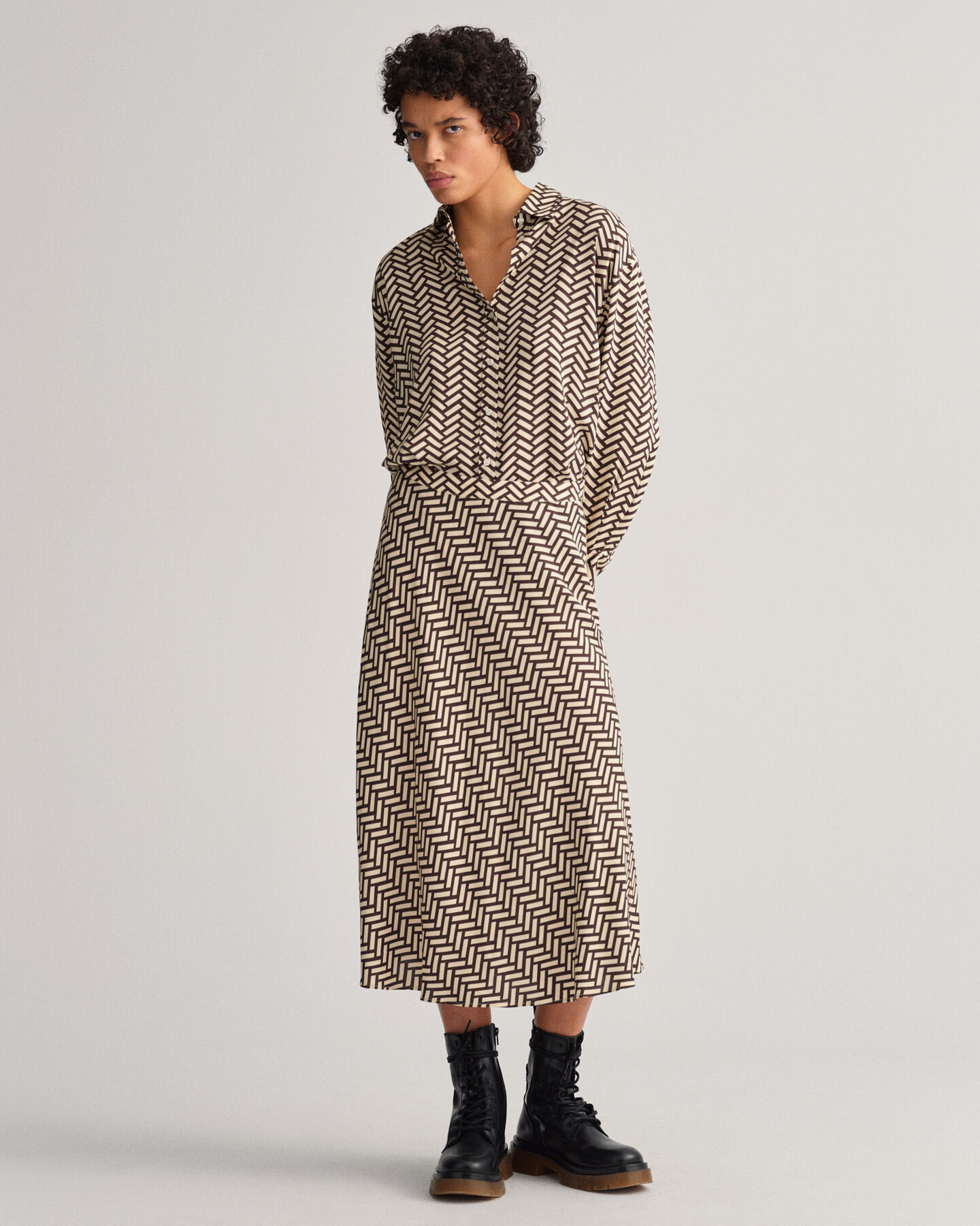 Gonna con linea ad A Geometric