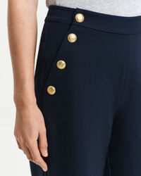 Pantaloni a vita alta con bottoni