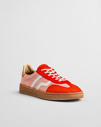 Sneakers Cuzima in raso e camoscio