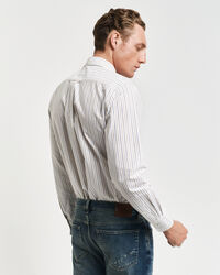 Camicia Oxford classica a righe regular fit