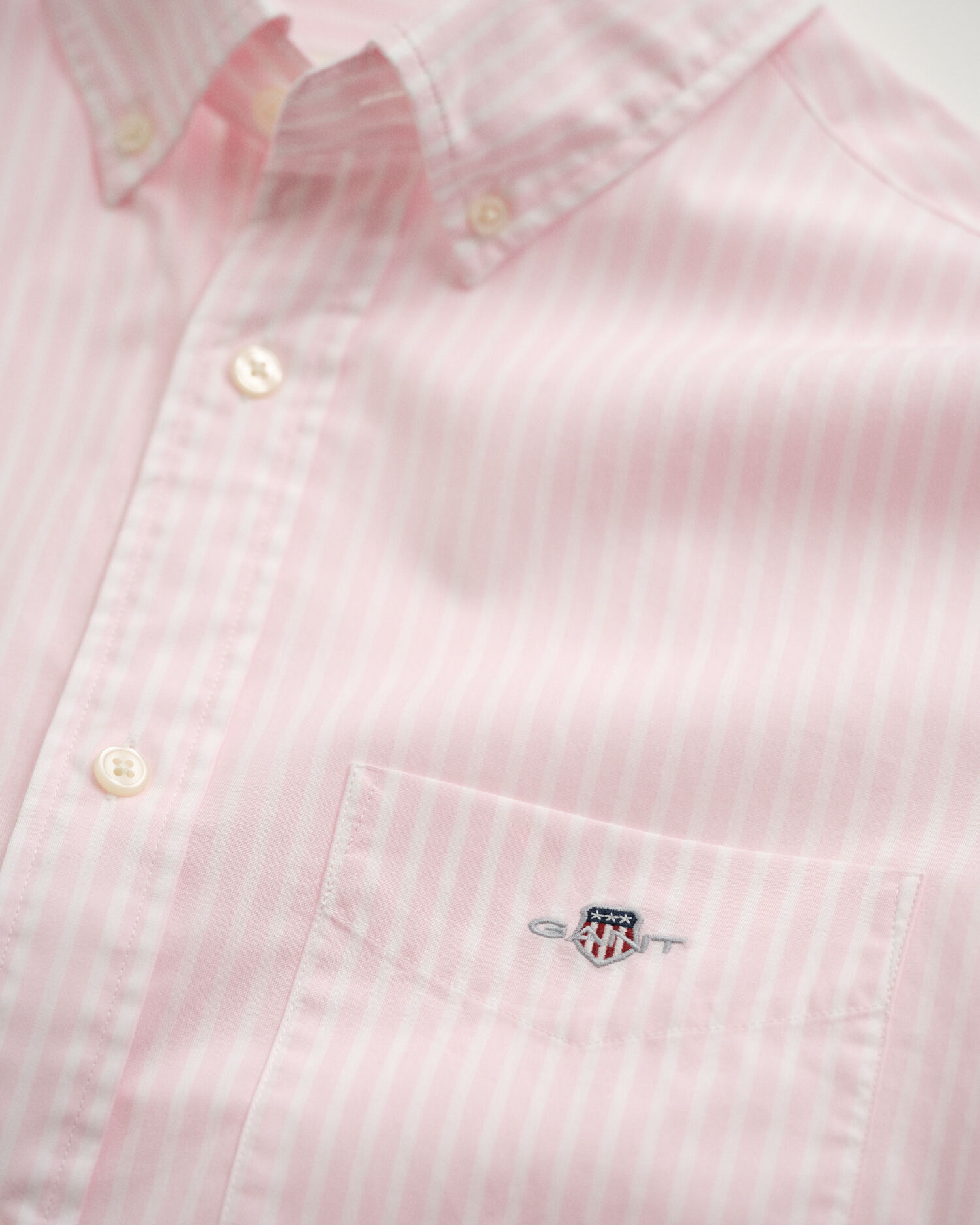 Camicia classica in popeline a righe regular fit