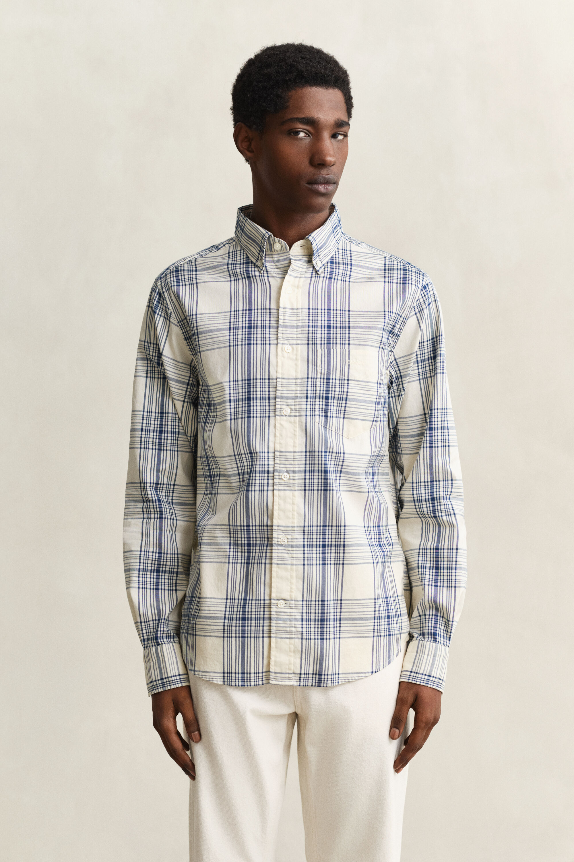 Camicia Oxford Dreamy a quadri regular fit