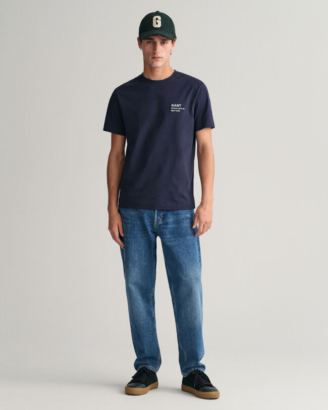 T-shirt con GANT Graphic piccola