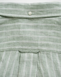 Camicia di lino a righe regular fit