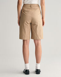 Pantaloncini chino con pinces relaxed fit