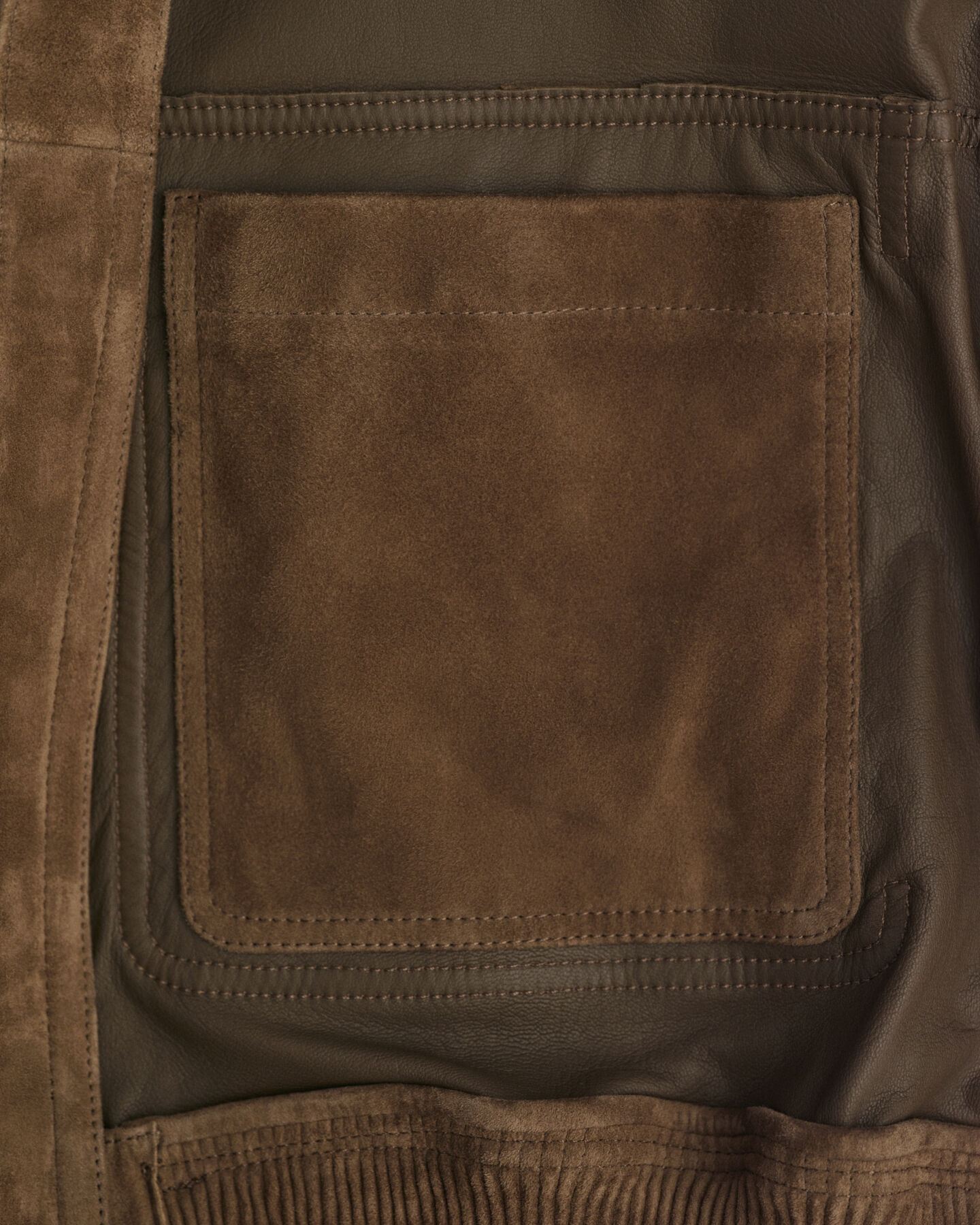 Giacca Flight in camoscio