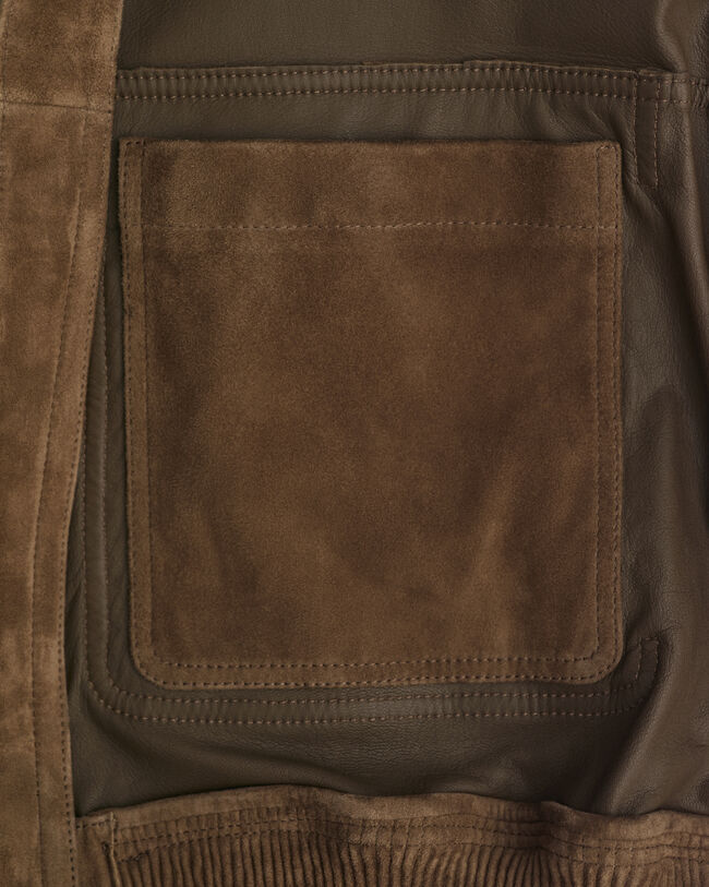 Giacca Flight in camoscio