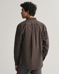 Camicia in flanella con motivo a spina di pesce regular fit