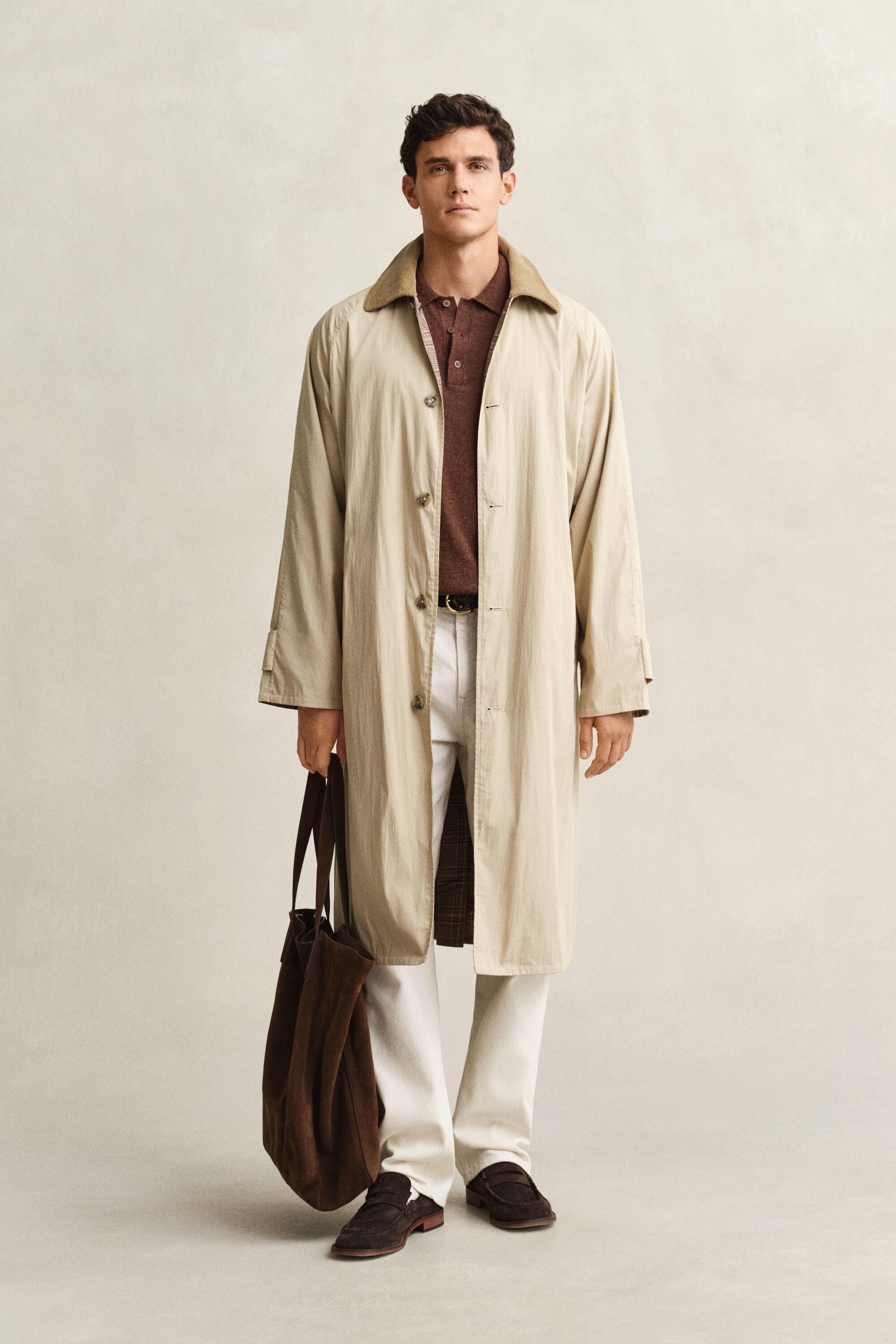 Polo in cotone fiammato mélange