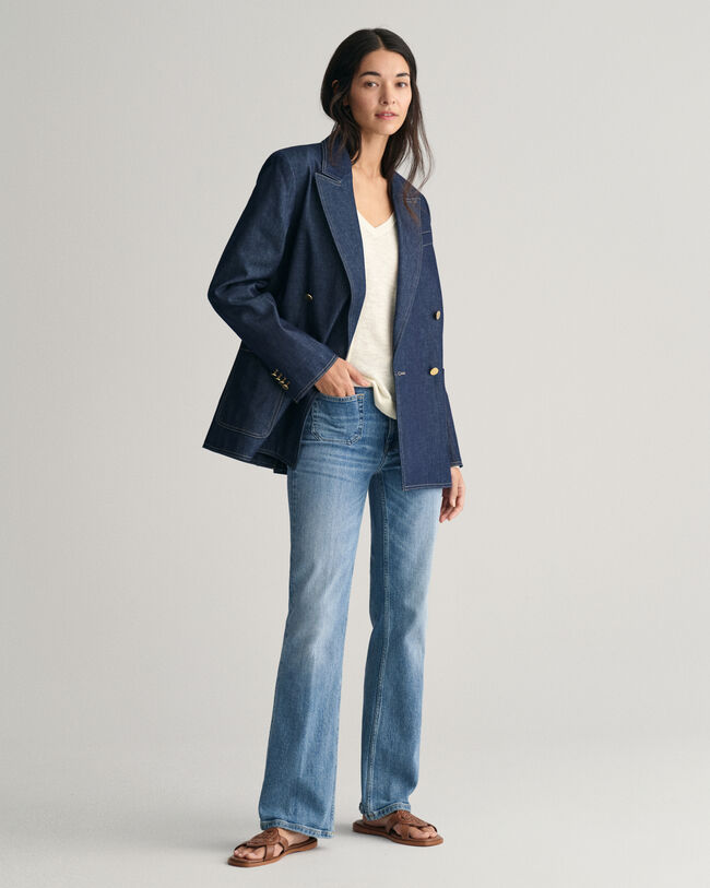 Blazer Club in denim regular fit