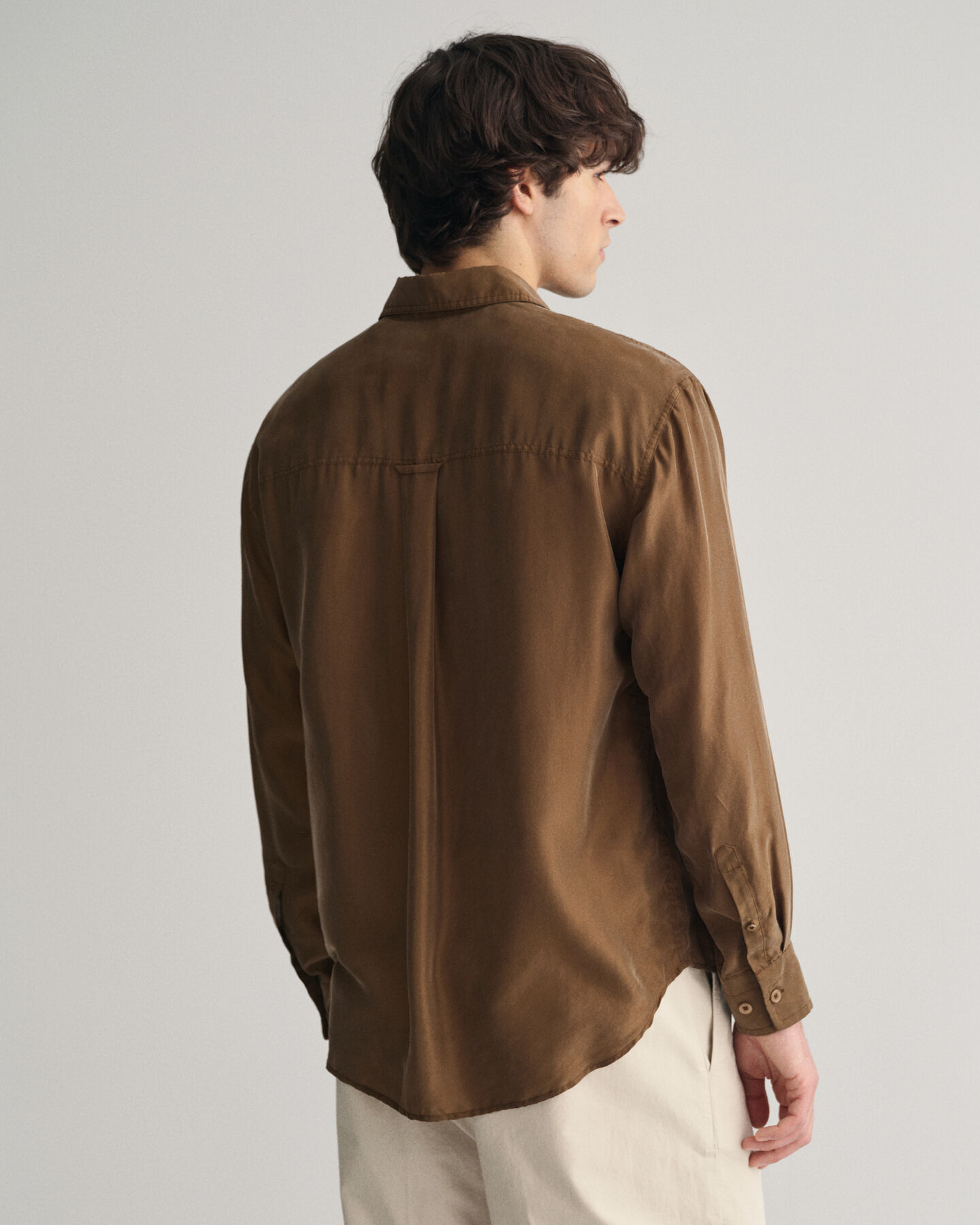 Camicia in seta relaxed fit