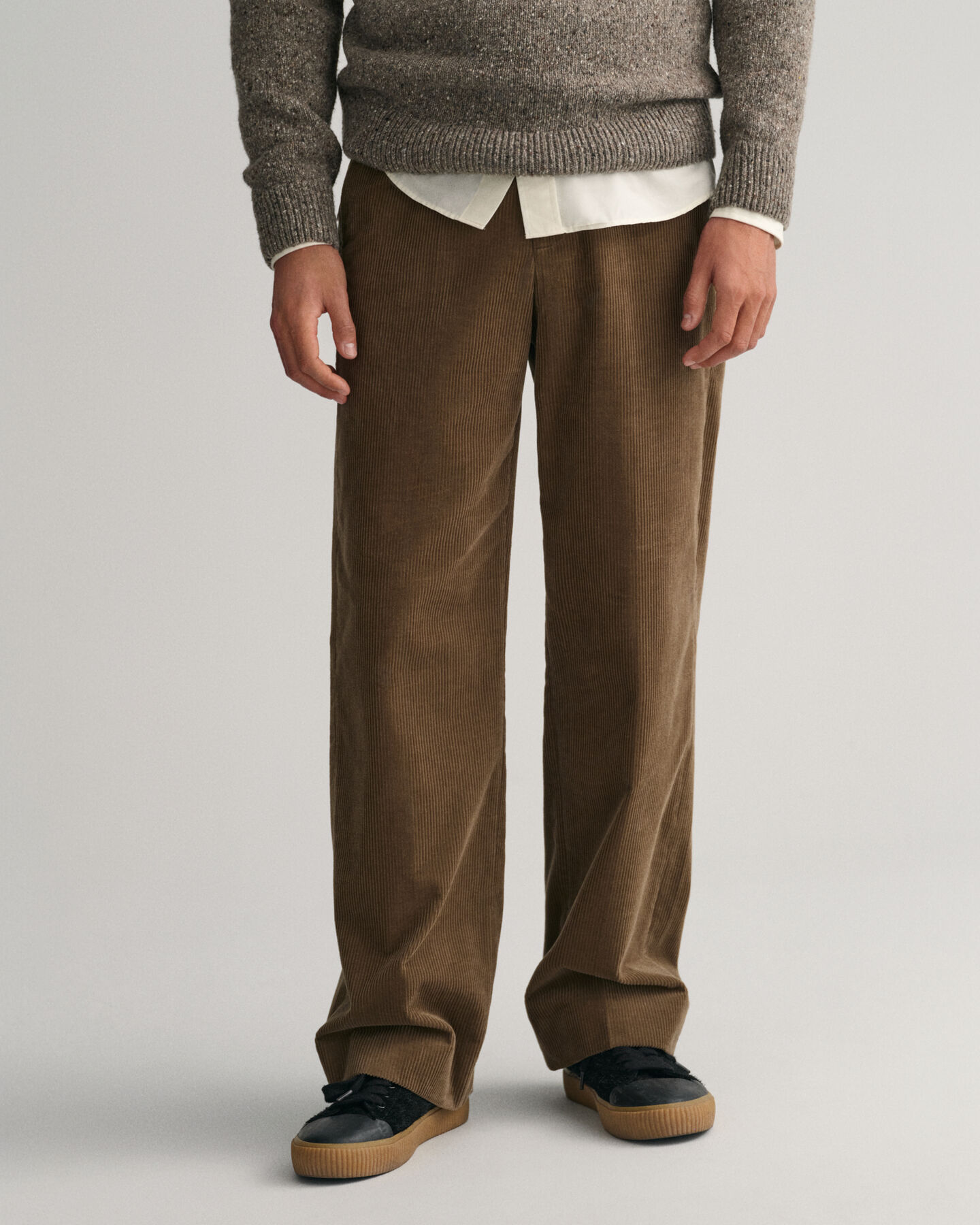 Pantaloni da abito in velluto a coste