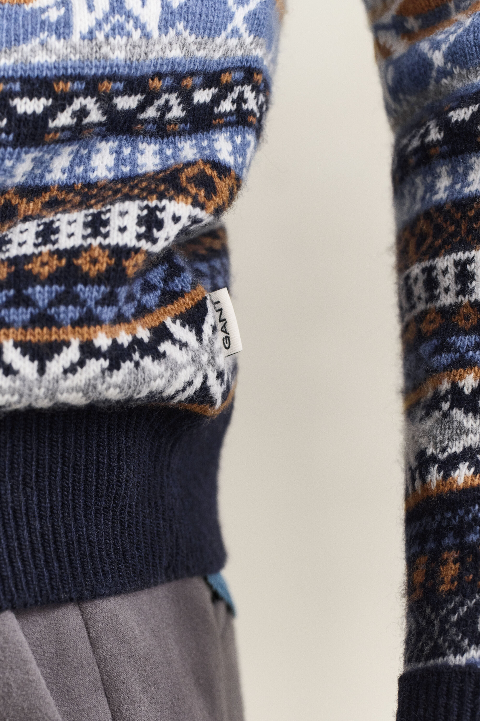Maglia girocollo Fair Isle