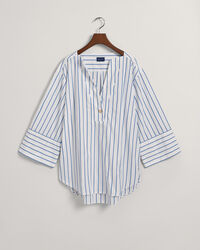 Camicia a righe popover relaxed fit