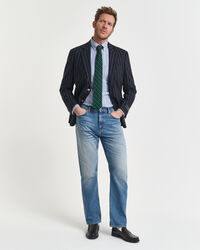 Camicia Oxford classica a righe regular fit