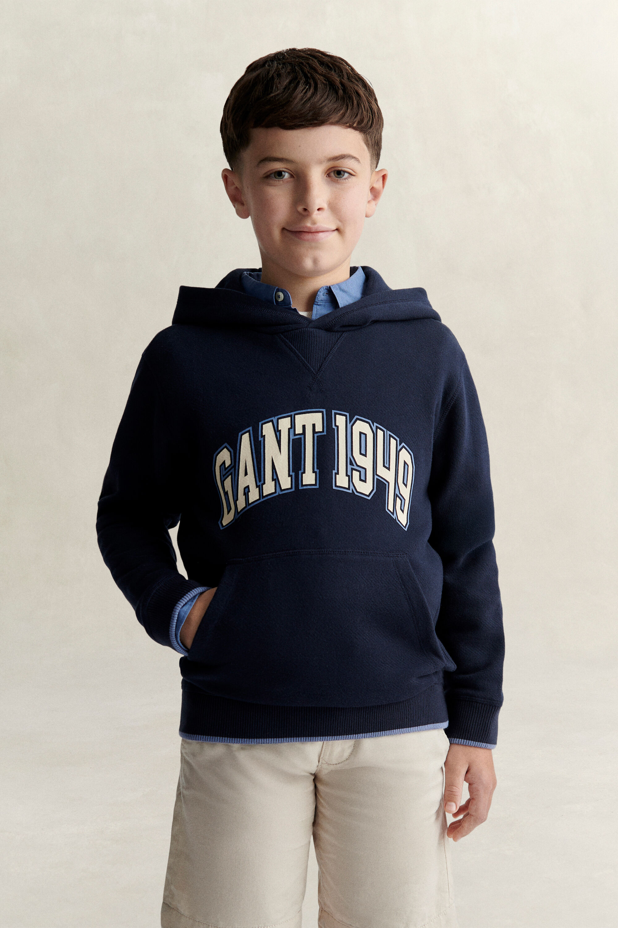 Felpa con cappuccio Collegiate Teen Boys