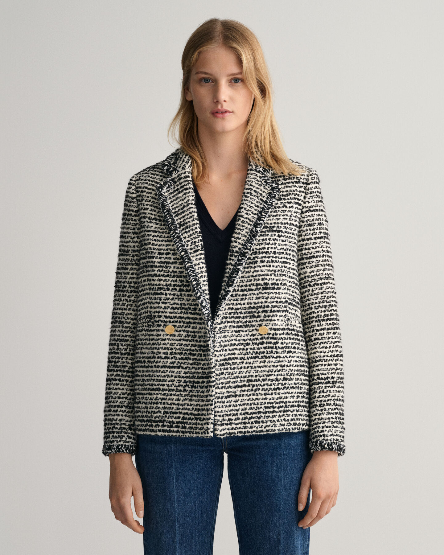 Blazer in tweed