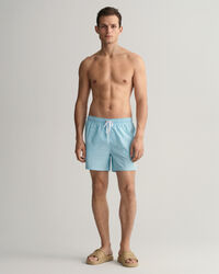 Pantaloncini da bagno in seersucker classic fit
