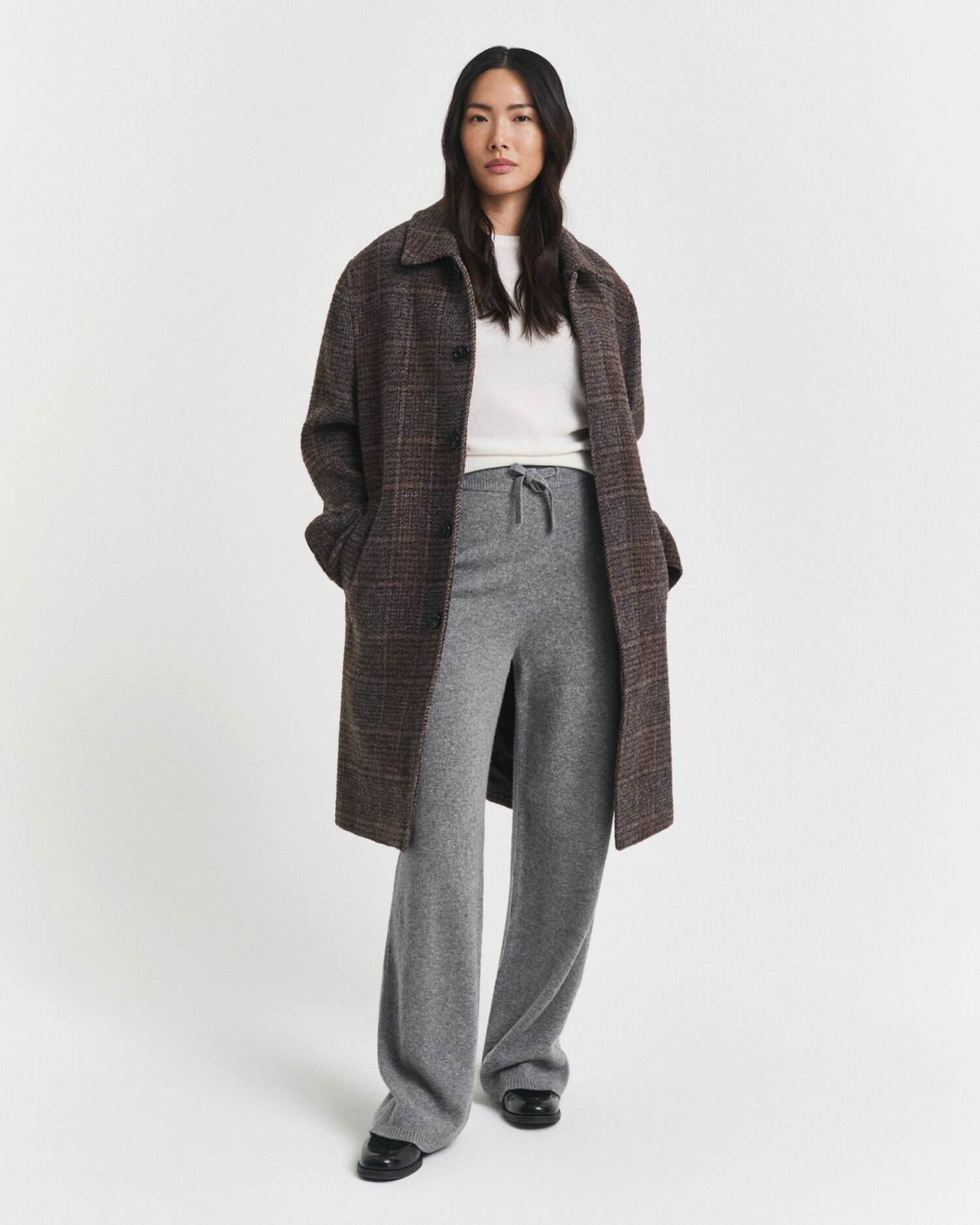 Pantaloni in maglia di lana