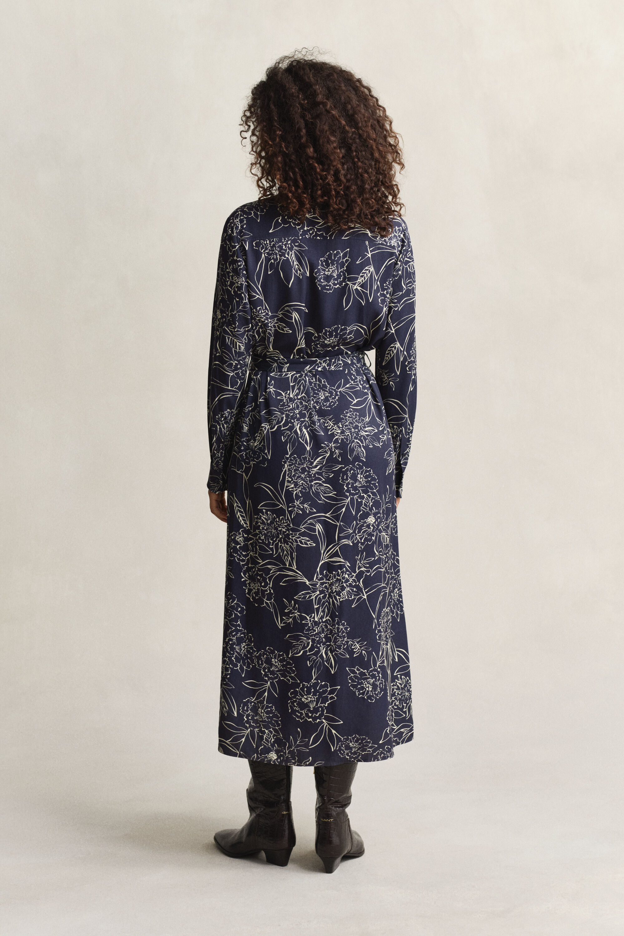 Abito chemisier con stampa Floral Print