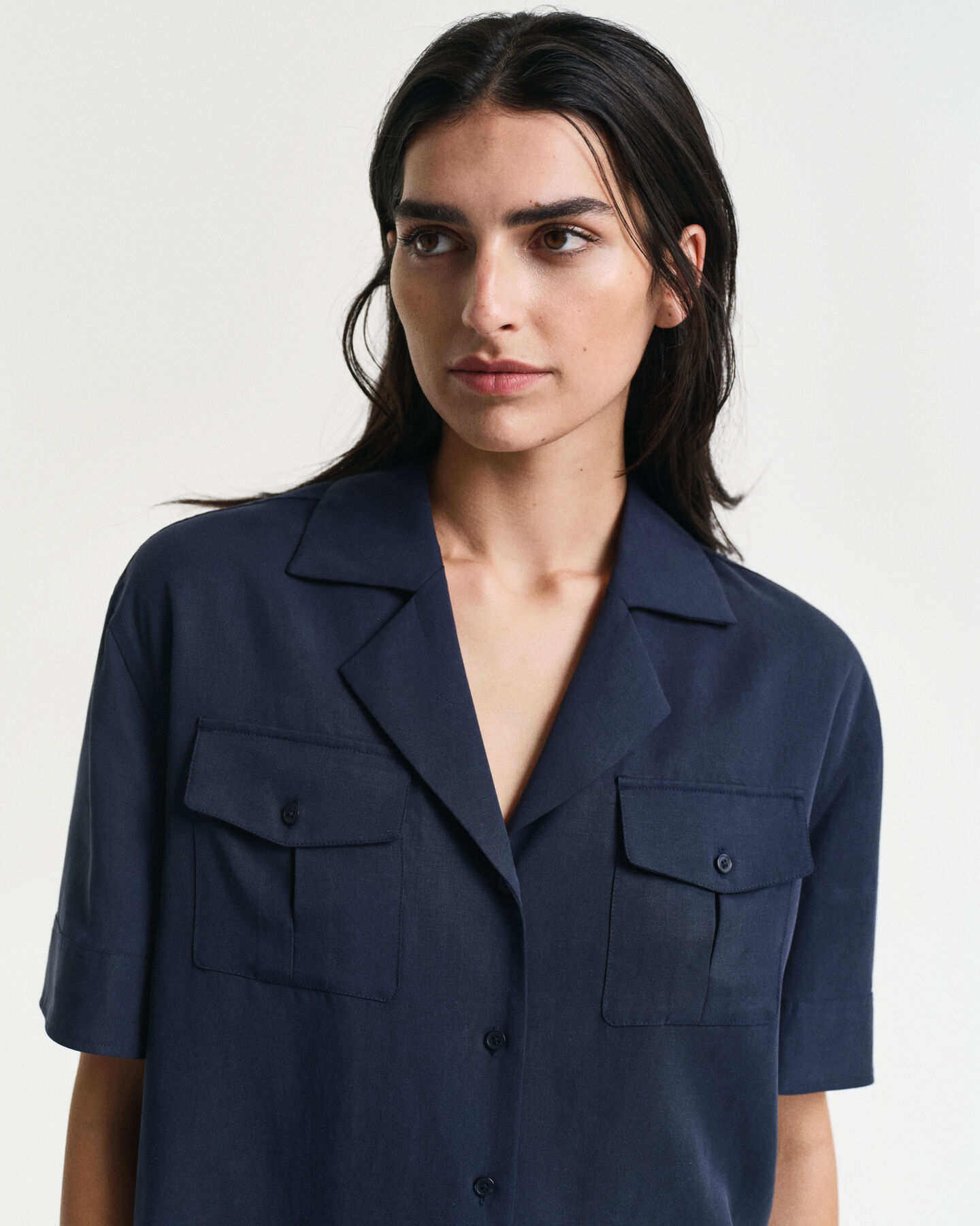 Camicia con tasca relaxed fit