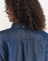 Camicia indaco relaxed fit