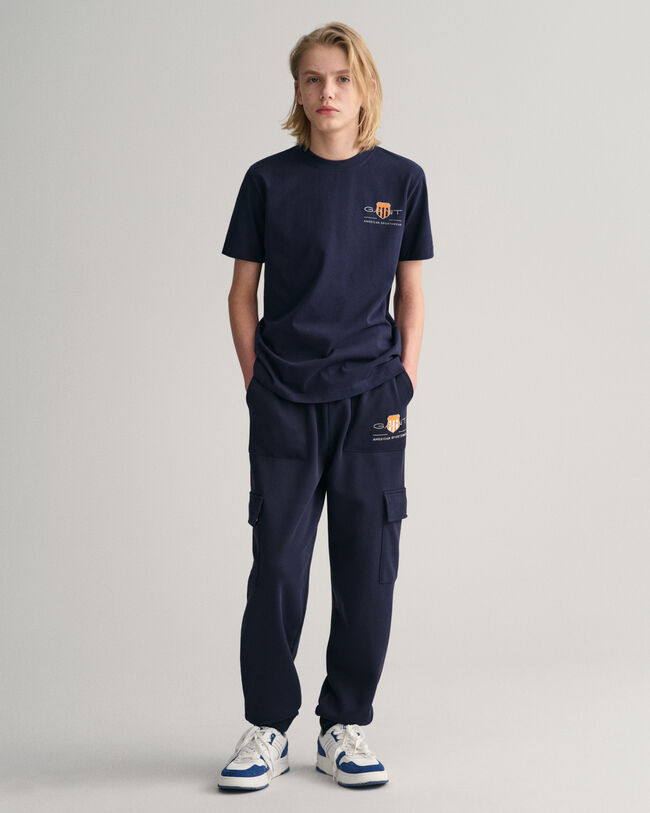 Pantaloni della tuta cargo Contrast Shield Teen Boys