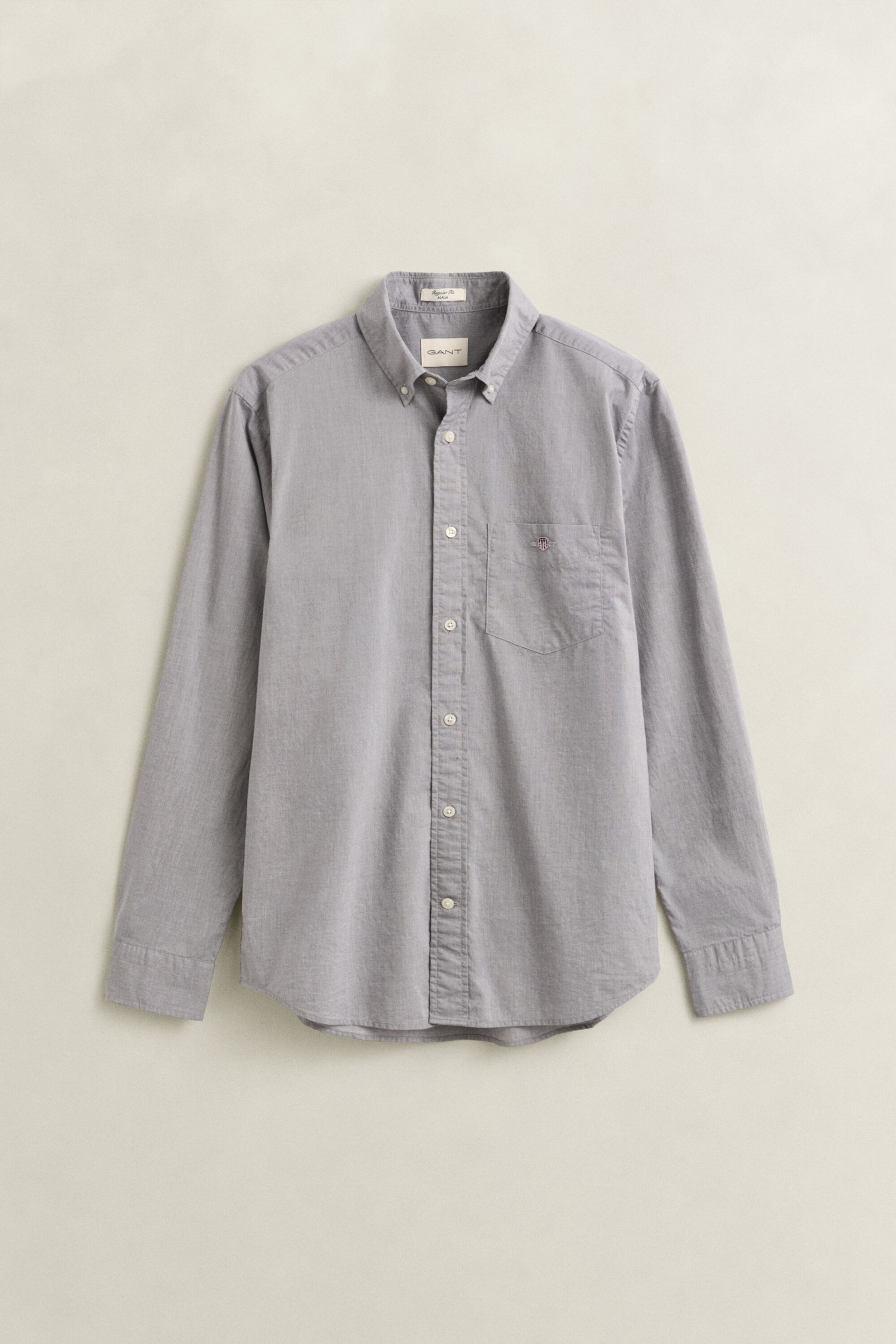 Camicia classica in popeline regular fit