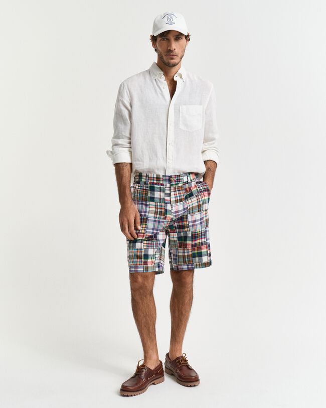 Pantaloncini patchwork regular fit