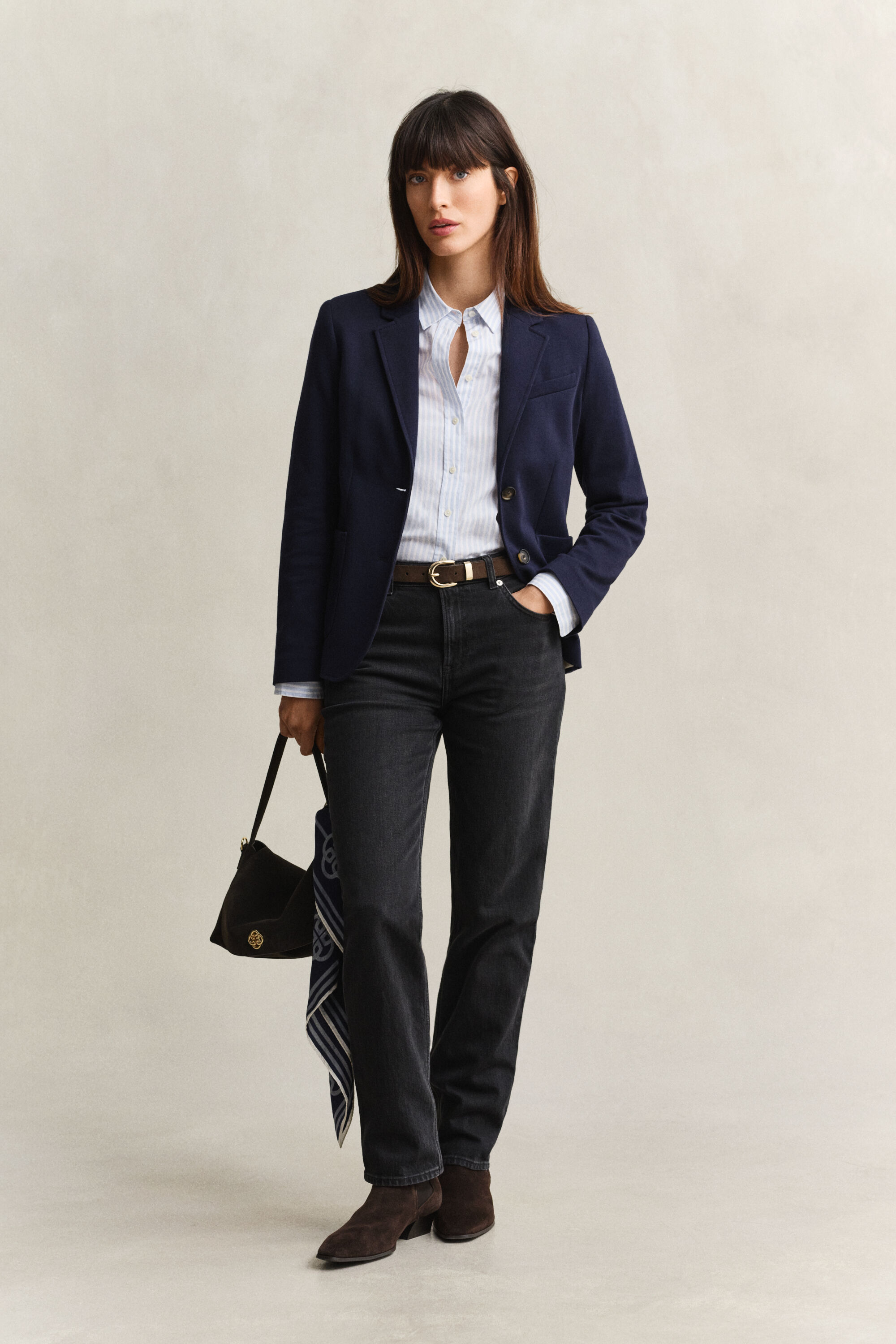 Blazer in piqué