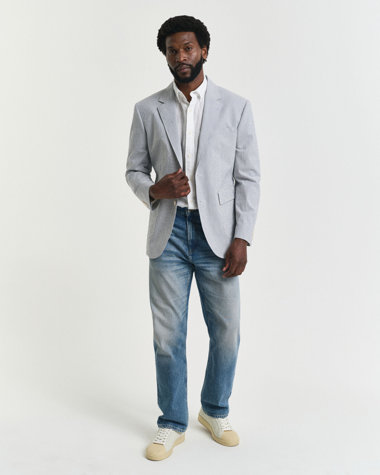 Giacca per abito seersucker slim fit