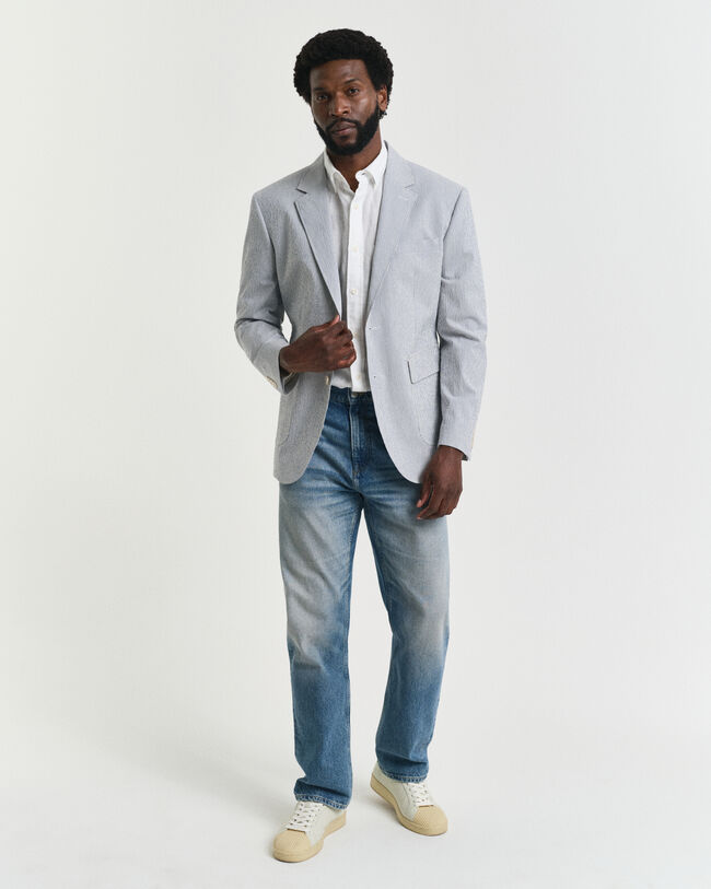 Giacca per abito seersucker slim fit