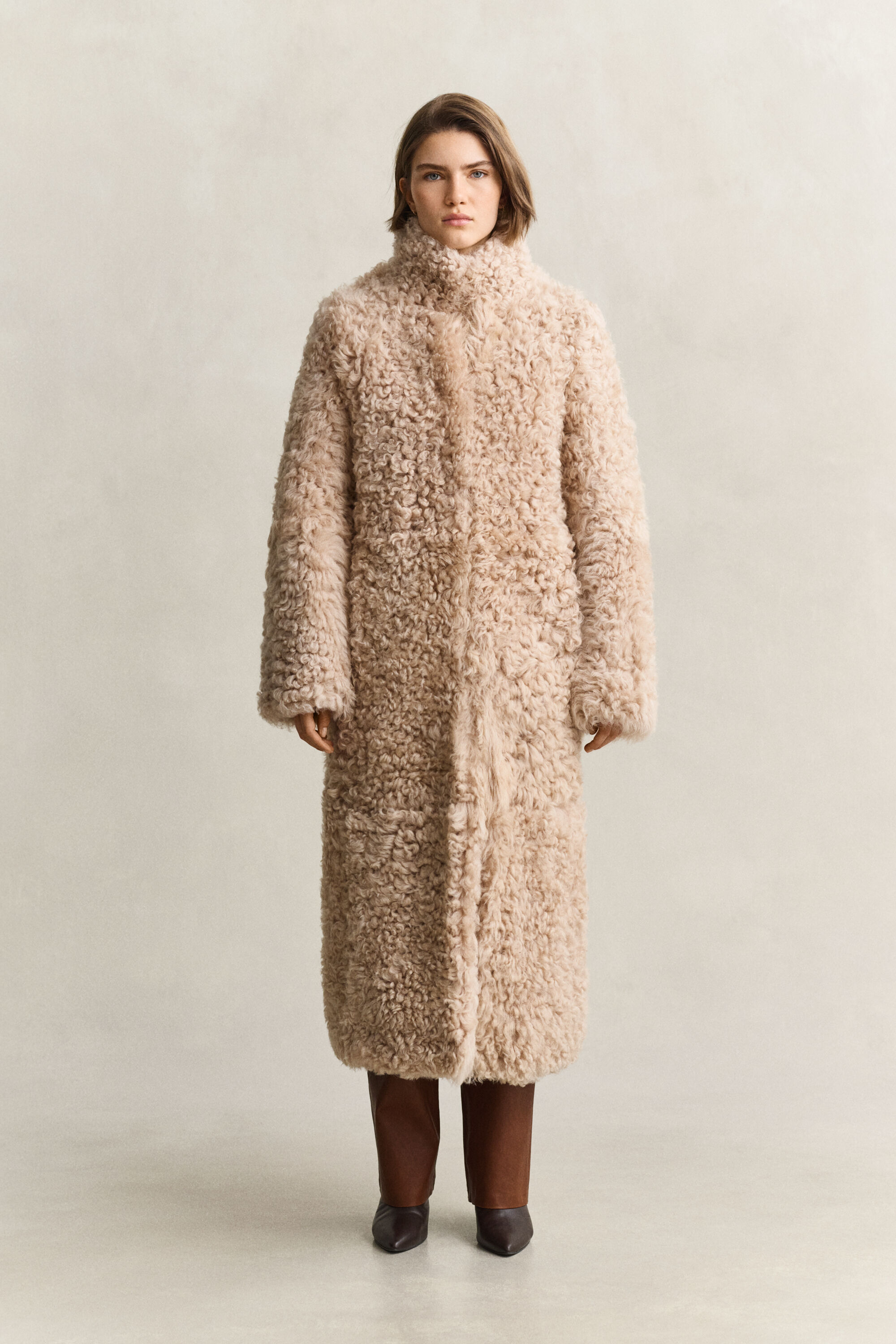 Cappotto in shearling