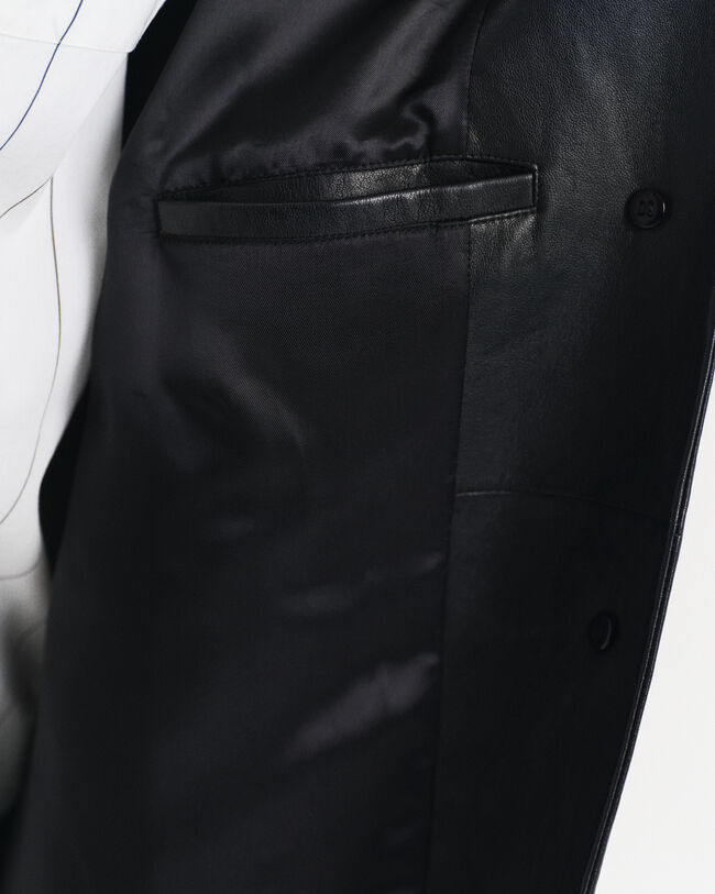 Impermeabile in pelle