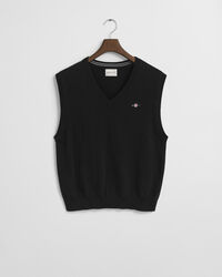 Piumino smanicato in cotone classico