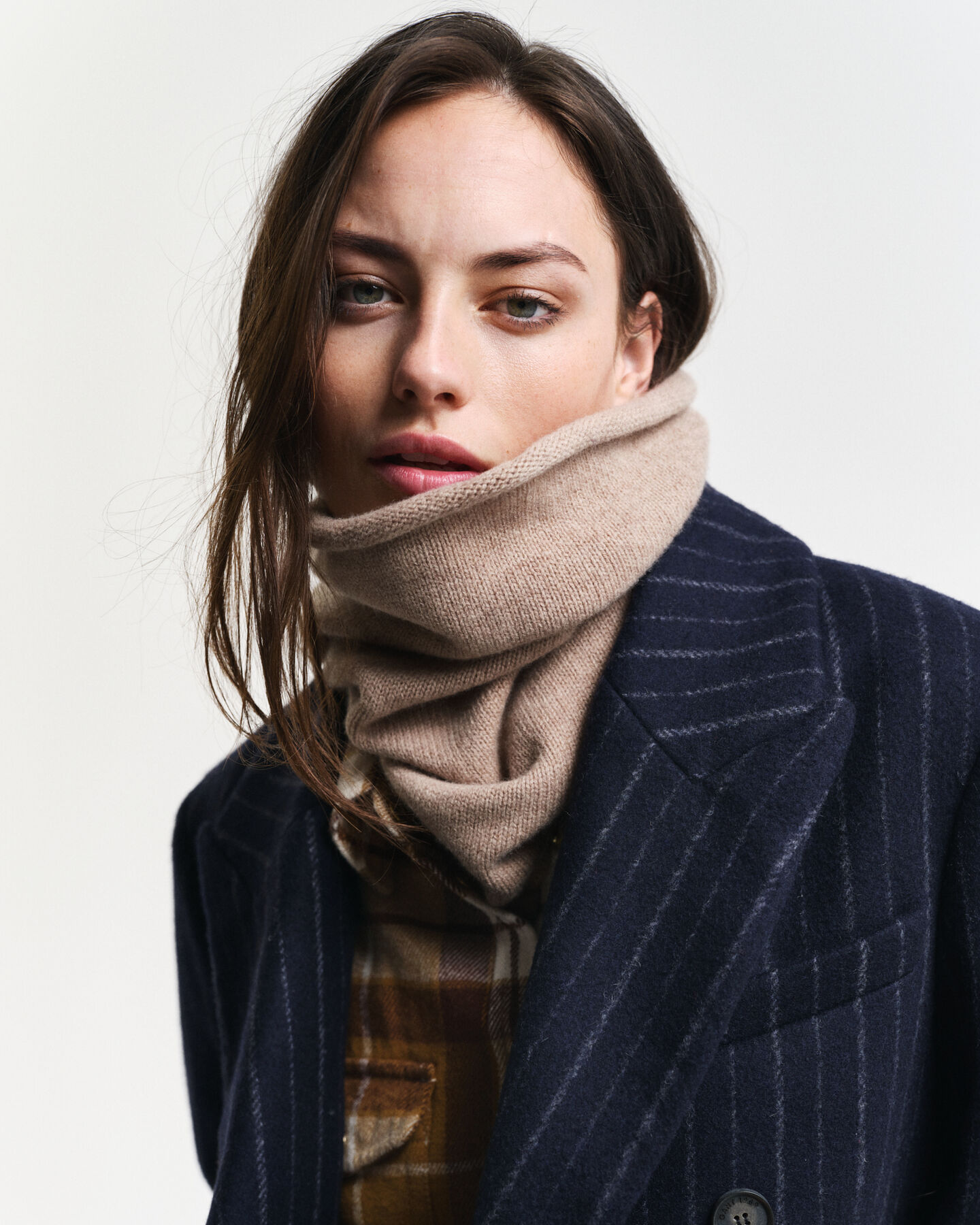 Scaldacollo in maglia di lana