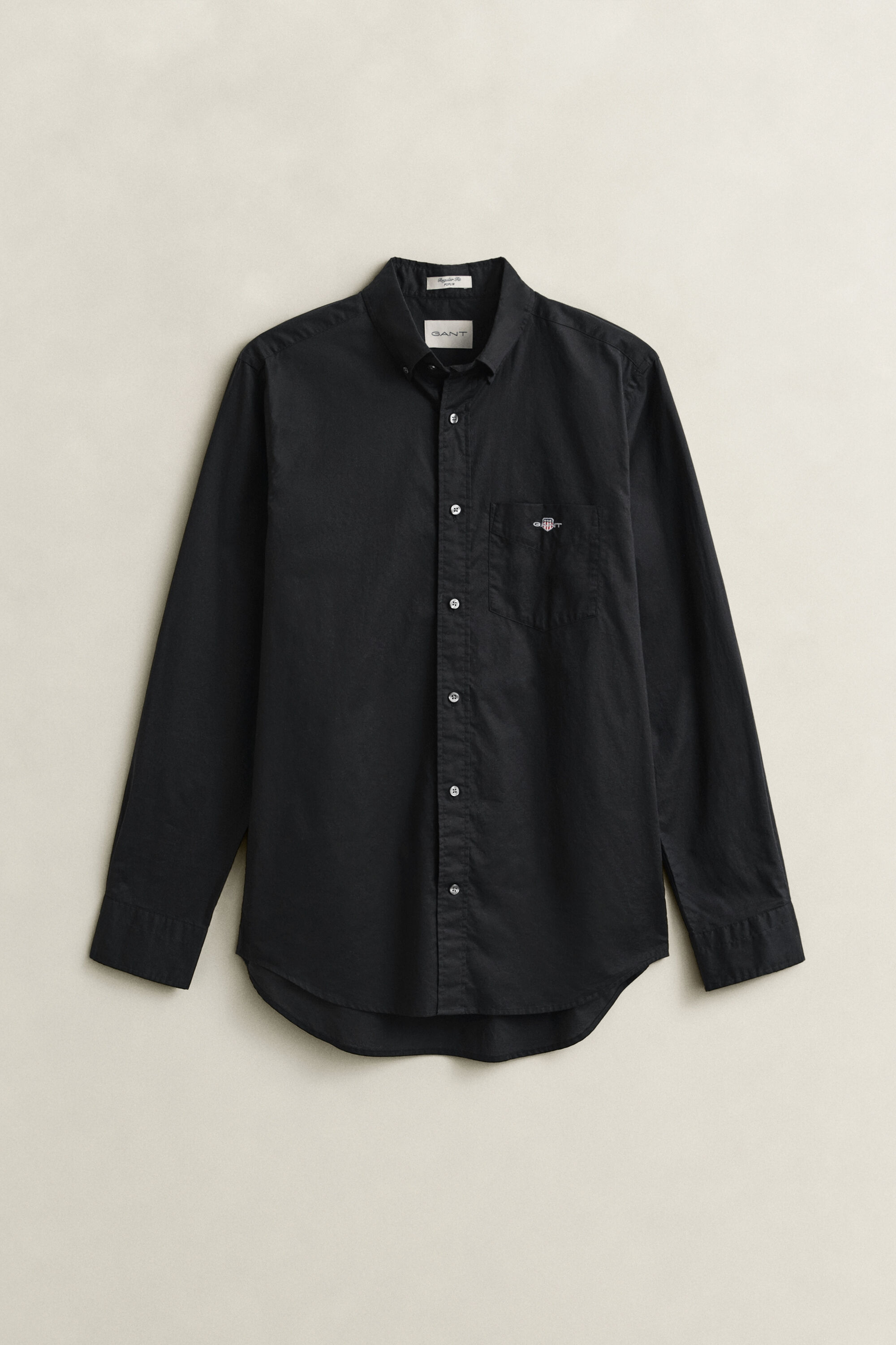 Camicia classica in popeline regular fit