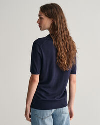 Rugger a maniche corte in maglia fine