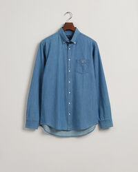 Camicia indaco regular fit