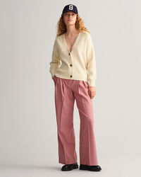 Cardigan in cotone a coste