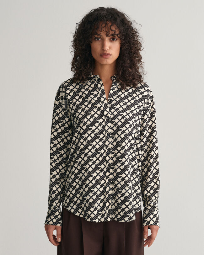 Camicia G Patterned relaxed fit