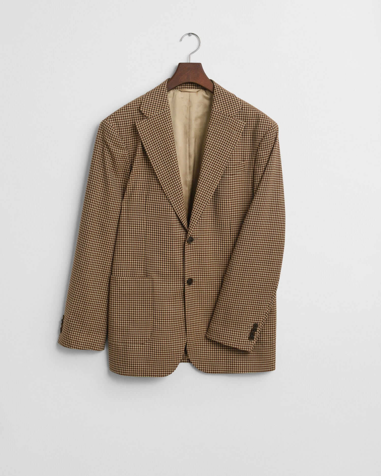 Blazer a quadri percalle relaxed fit