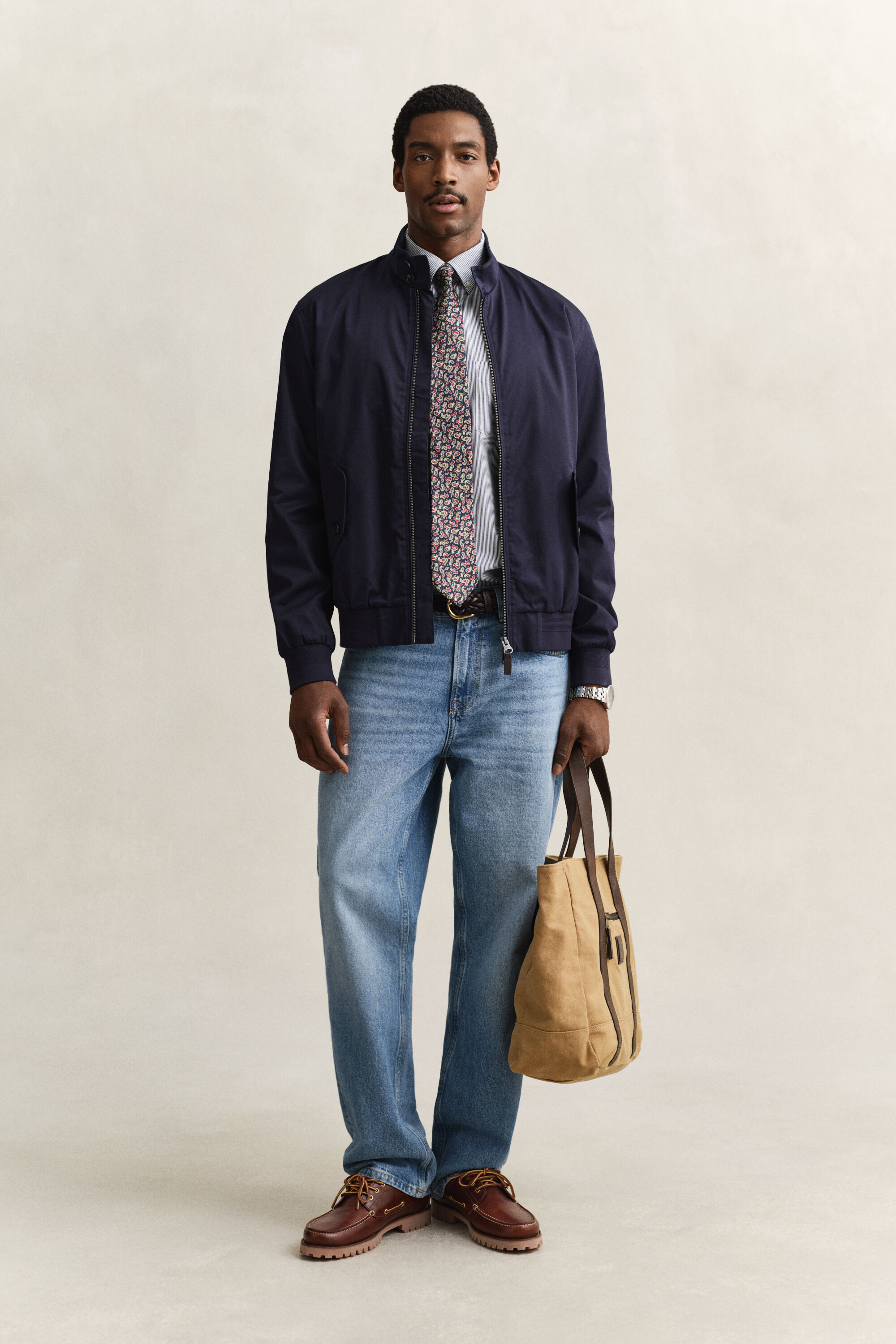 Giacca Harrington in misto cotone