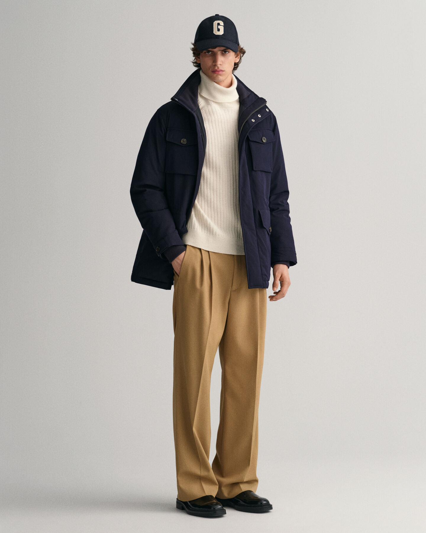 Giacca Field in flanella imbottita