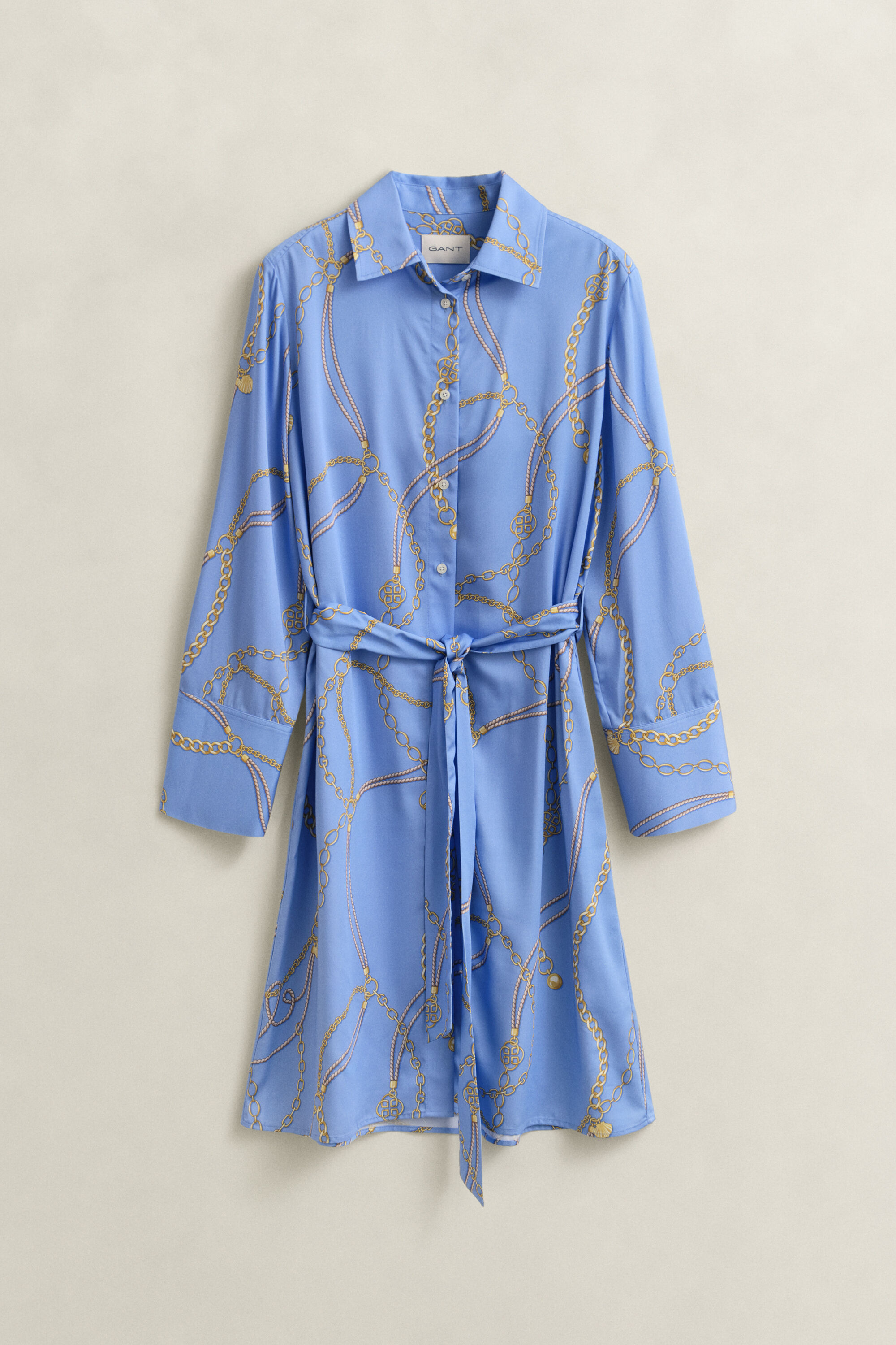 Abito chemisier con cintura