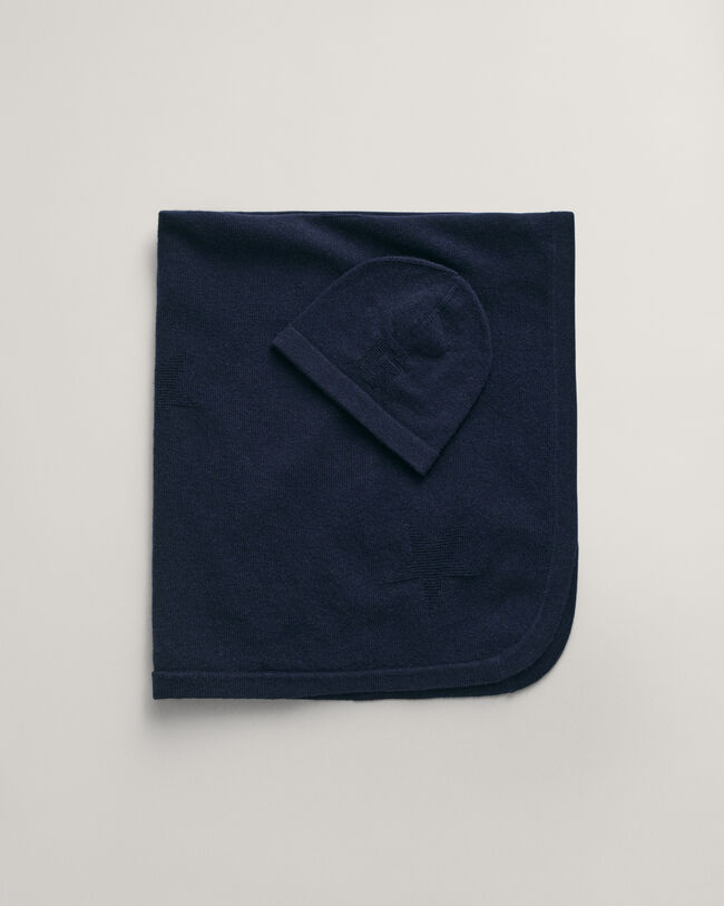 Set regalo Baby coperta e berretto