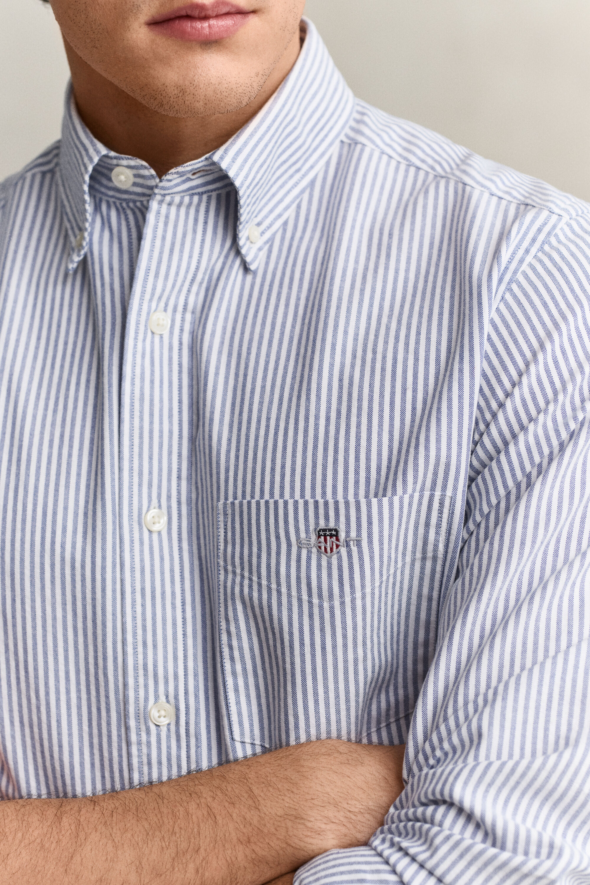 Camicia Oxford a righe Classic regular