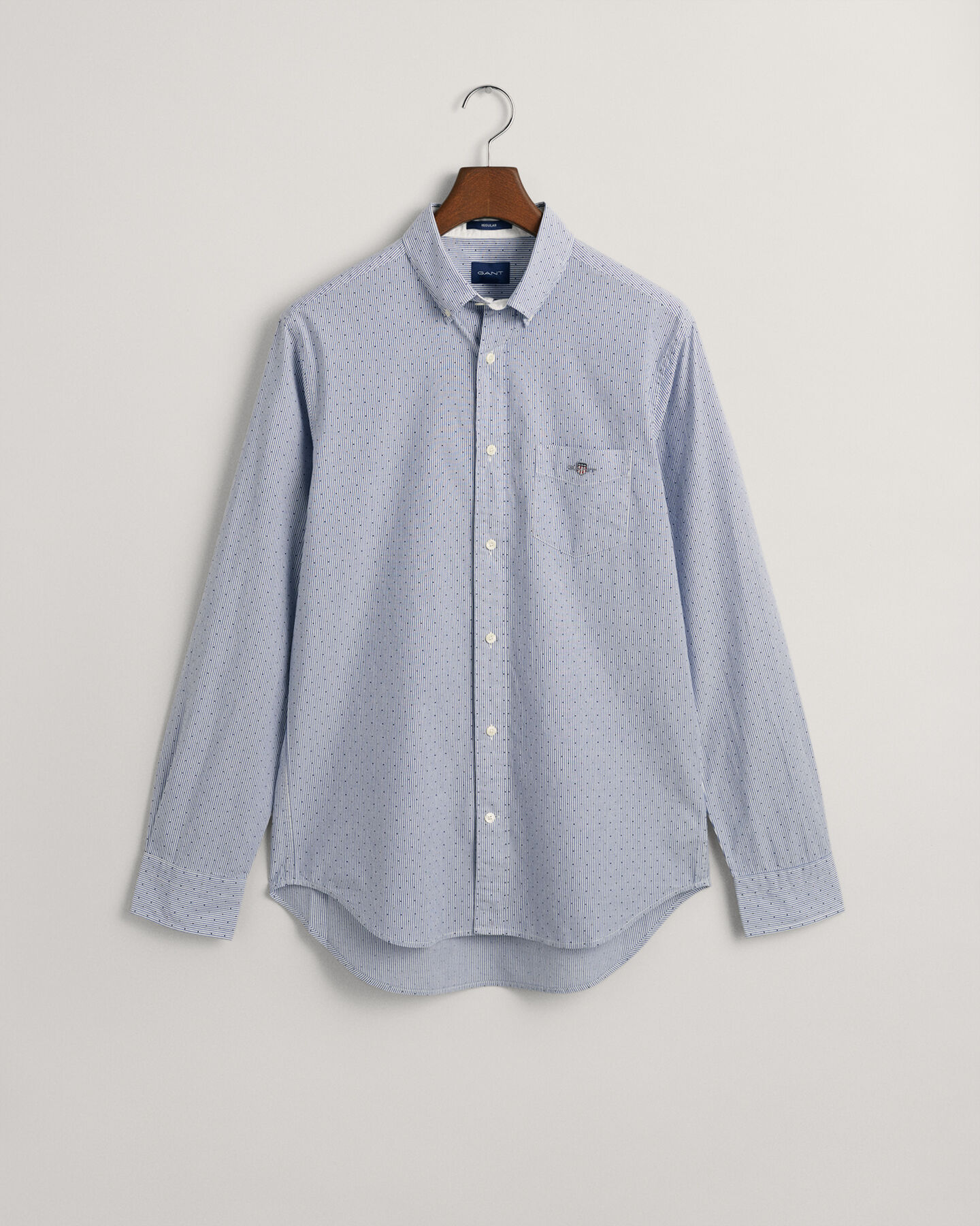 Camicia a pois Banker regular fit