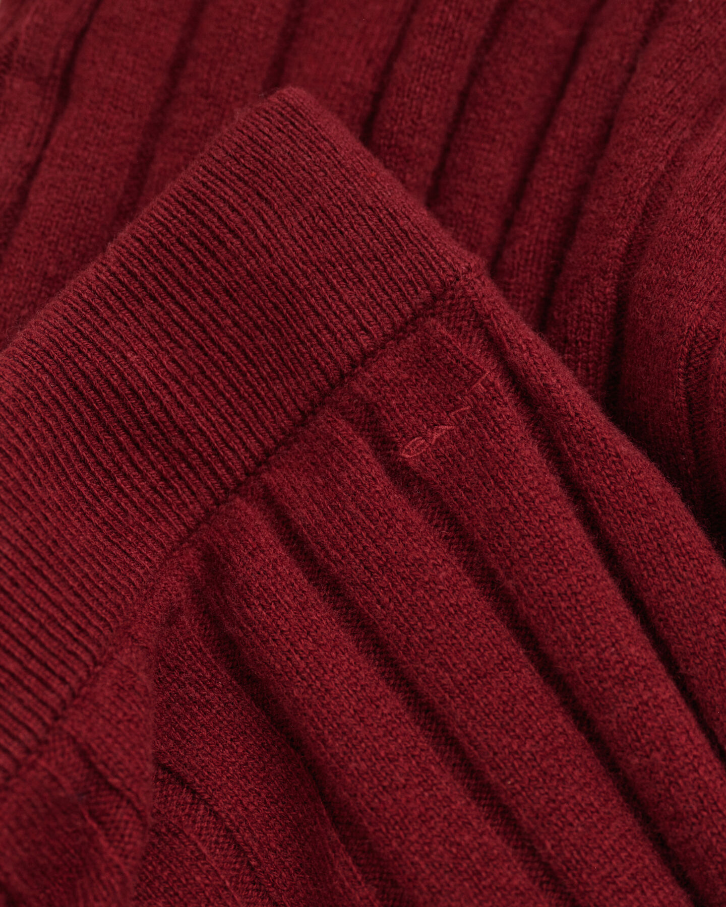 Gonna a coste ampie in lana